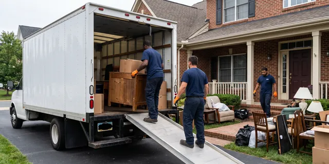 Commercial property cleanout in Montclair, VA